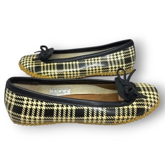 Western Chief Houndstooth Check Skimmer Flats- Size 10-Rain Shoes-Ballet-Outdoor - Picture 4 of 6